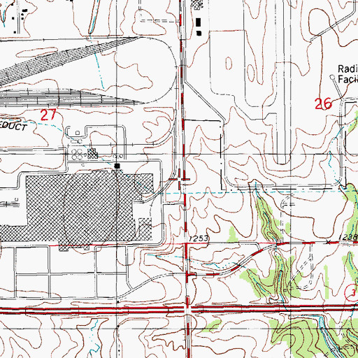 Topographic Map of Glenwood Plaza, OK