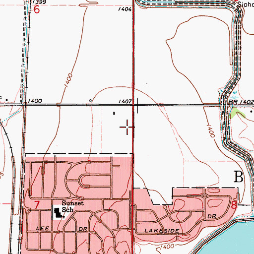 Topographic Map of Baptist Student Union, OK