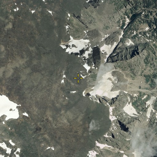 Aerial/Satellite Image of Knobtop Mountain, CO