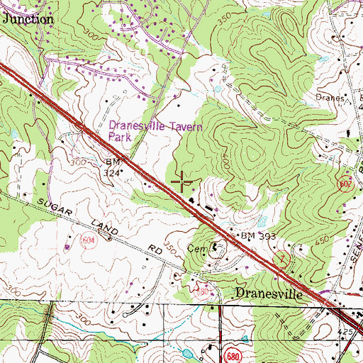Topographic Map of Holly Knoll Park, VA