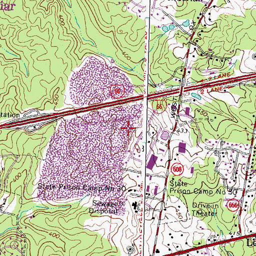 Topographic Map of West Ox Road Park, VA