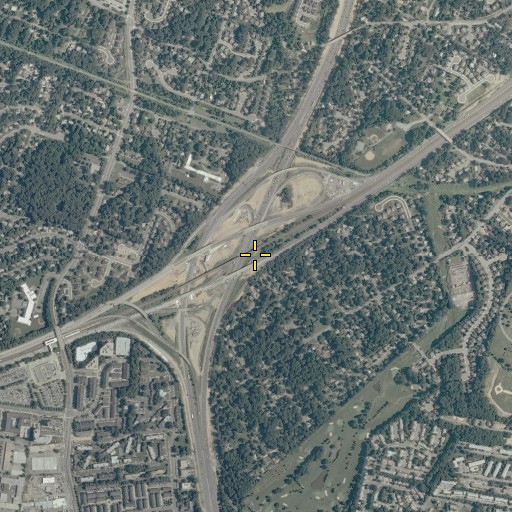 Aerial/Satellite Image of Interchange 64, VA