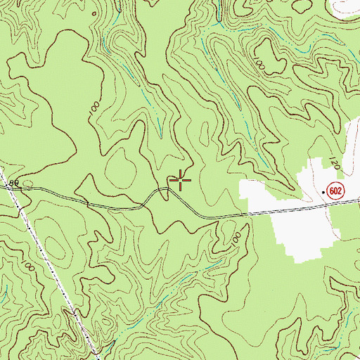 Topographic Map of Bush School (historical), VA