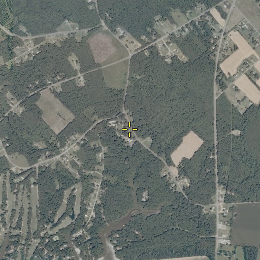 Aerial/Satellite Image of Christ Church Burying Ground, VA