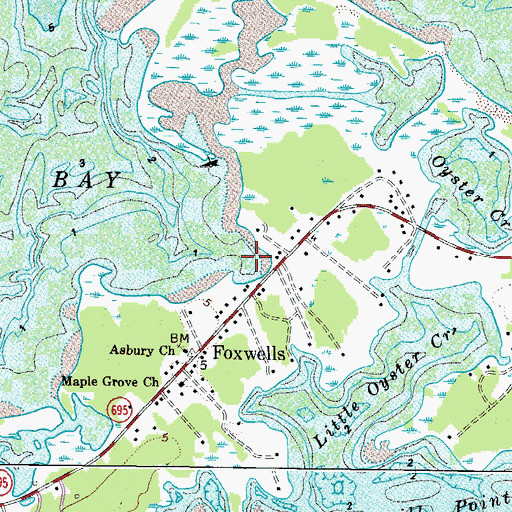 Topographic Map of Horsepen Cove, VA