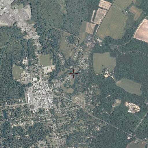 Aerial/Satellite Image of Saint Francis De Sales Catholic Church, VA