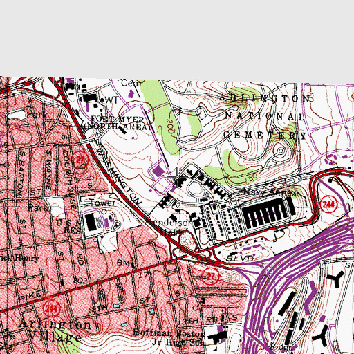 Topographic Map of Syphax Family Graveyard, VA