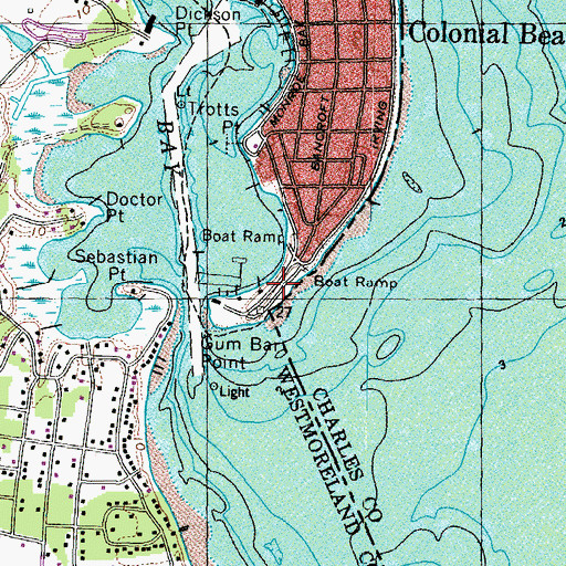 Topographic Map of Castlewood Park, VA