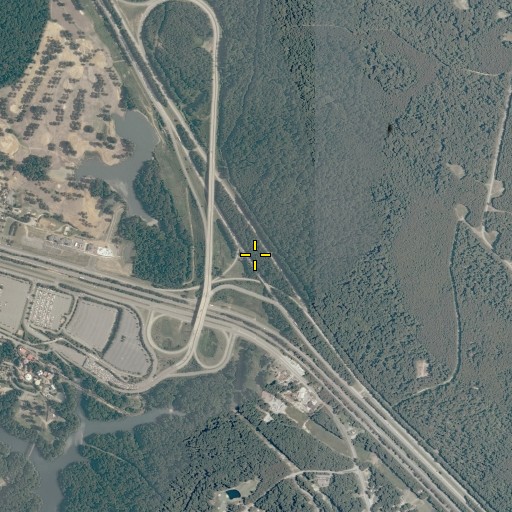 Aerial/Satellite Image of Interchange 243, VA