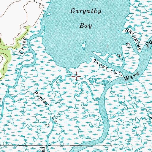 Topographic Map of Dixs Landing, VA