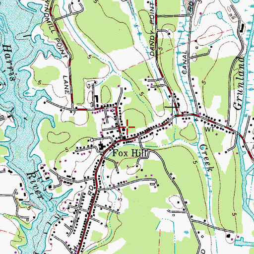 Topographic Map of Wallace Memorial Methodist Protestant Church, VA