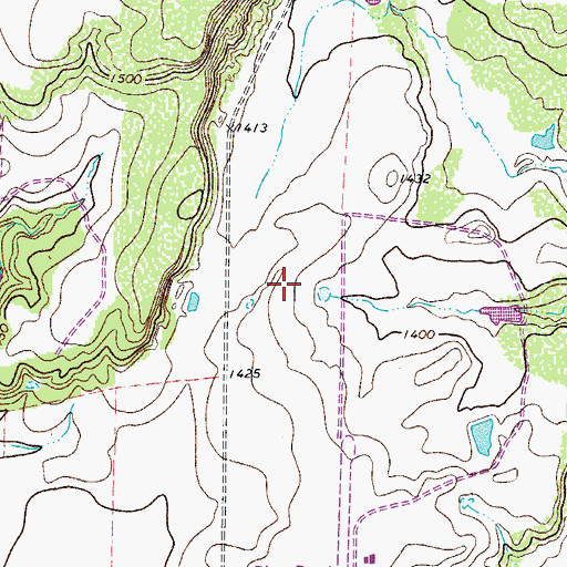 Topographic Map of State of Texas, TX