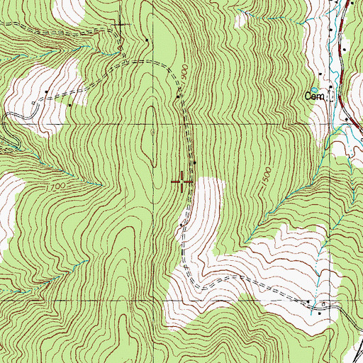 Topographic Map of State of Vermont, VT