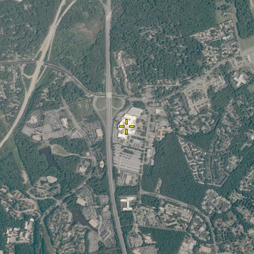 Aerial/Satellite Image of Chippenham Hospital, VA