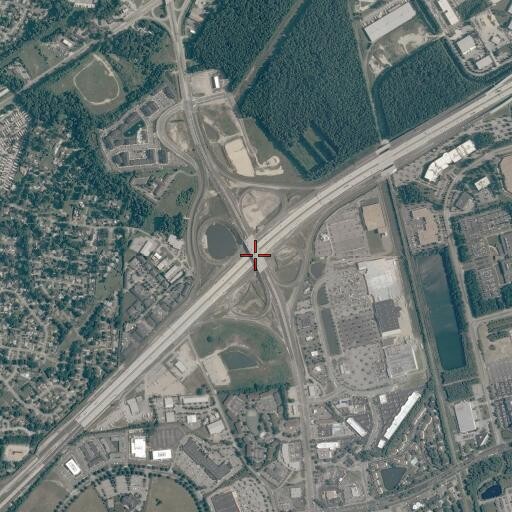 Aerial/Satellite Image of Interchange 290, VA