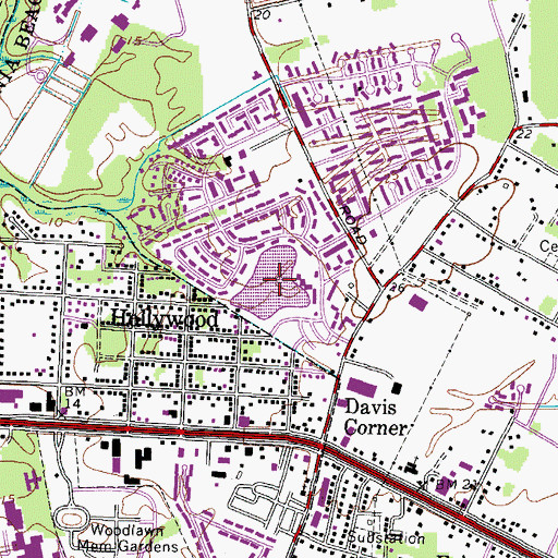 Topographic Map of Lake Edward, VA
