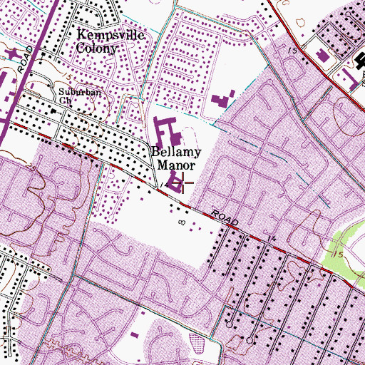 Topographic Map of Providence Elementary School, VA