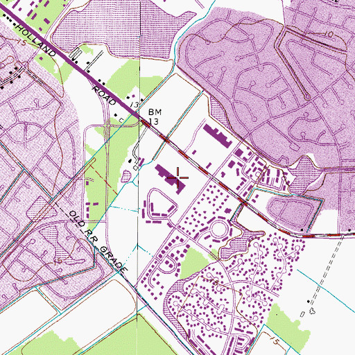 Topographic Map of Timberlake Shopping Center, VA