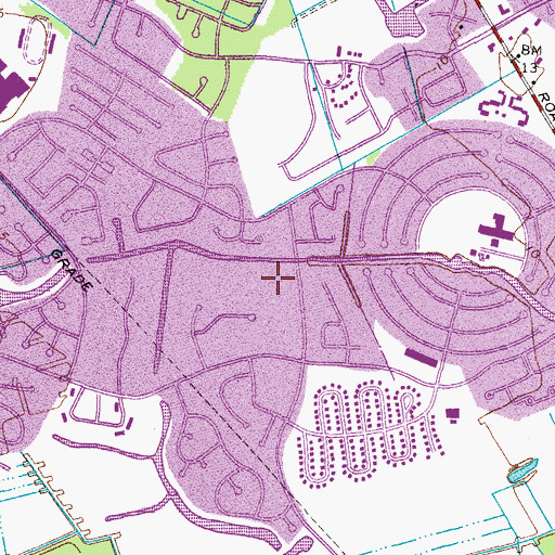 Topographic Map of Rosemont Elementary School, VA