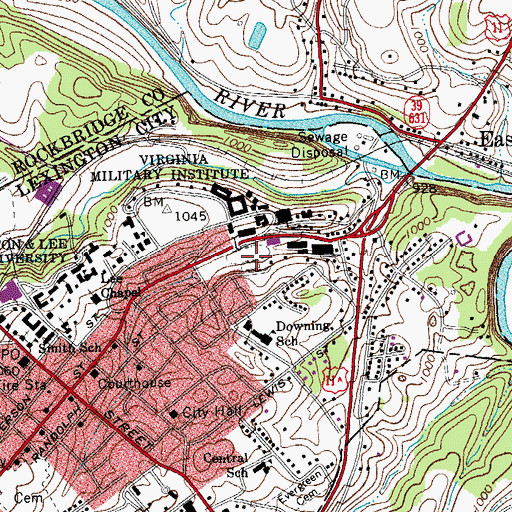 Topographic Map of Son Read Memorial Track, VA