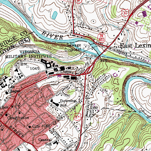 Topographic Map of Cormack Field House, VA