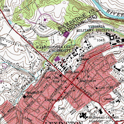 Topographic Map of Hill House, VA