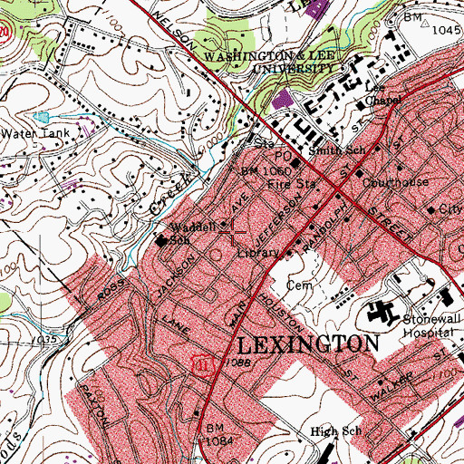 Topographic Map of Miley House, VA