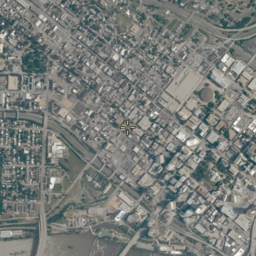 Aerial/Satellite Image of Robertson Hospital (historical), VA