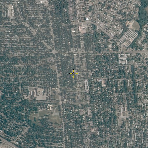 Aerial/Satellite Image of Ginter Park Presbyterian Church, VA