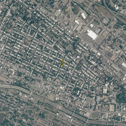 Aerial/Satellite Image of Hanover Avenue Christian Church, VA