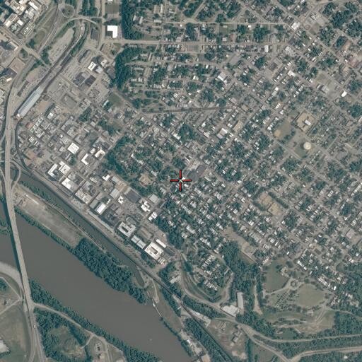Aerial/Satellite Image of Deliverance Temple Church of God in Christ, VA