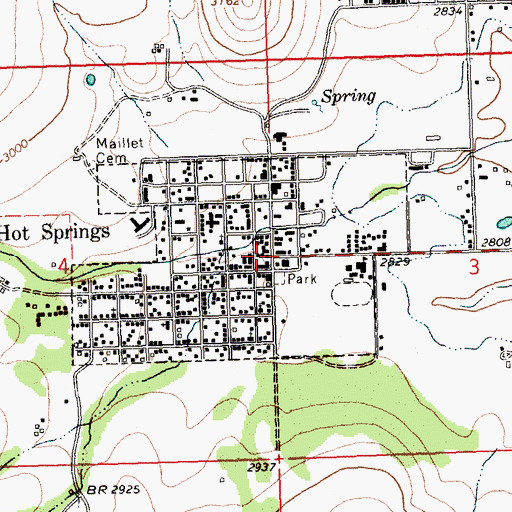 Topographic Map of Bobs Place, MT