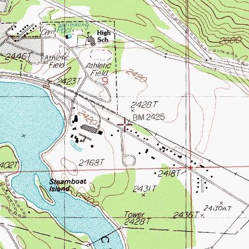 Topographic Map of Hartman (historical), MT