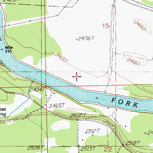 Topographic Map of Saleesh House (historical), MT
