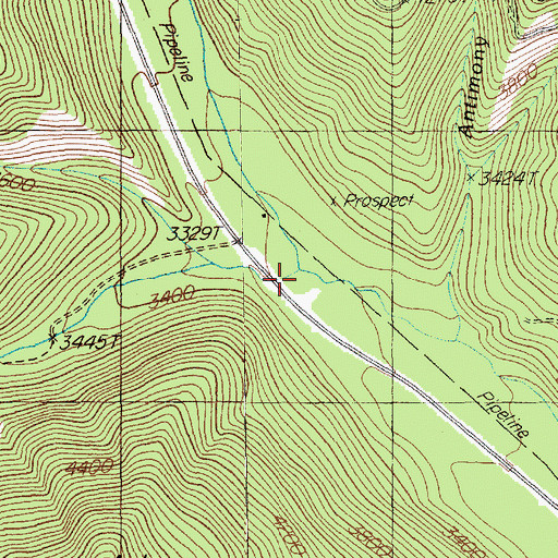 Topographic Map of Montana City (historical), MT