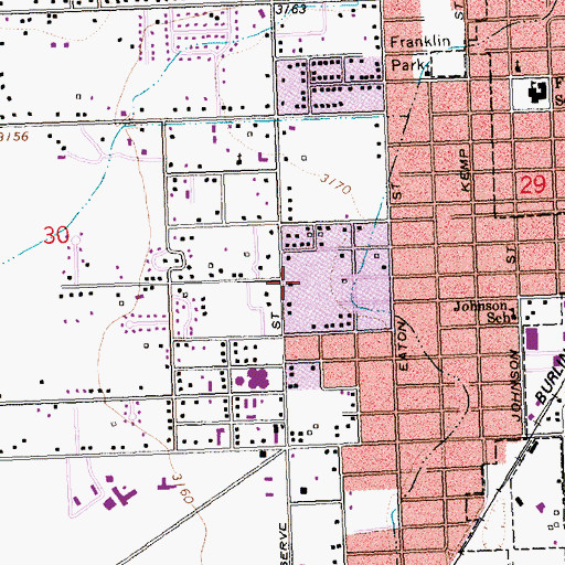 Topographic Map of Glad Tidings Assembly of God Church, MT