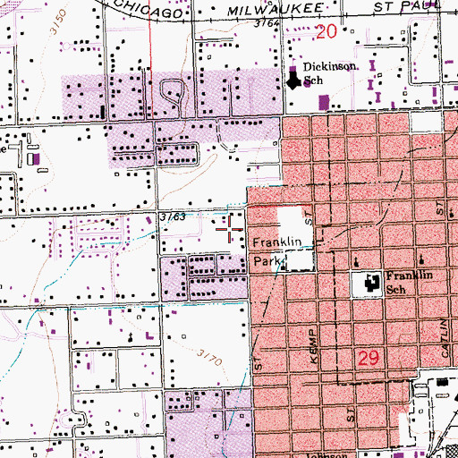 Topographic Map of Cornerstone Orthodox Church, MT