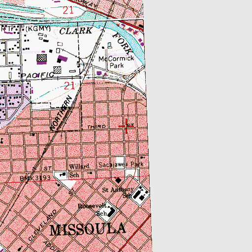 Topographic Map of Flor-Haven Home, MT