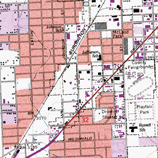 Topographic Map of Now Care Western Montana Clinic, MT