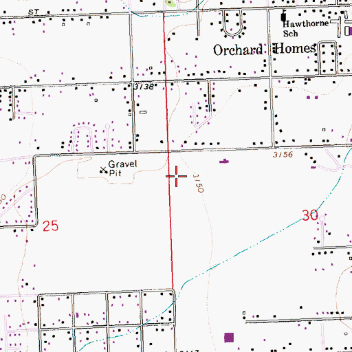 Topographic Map of Spurgin Park, MT