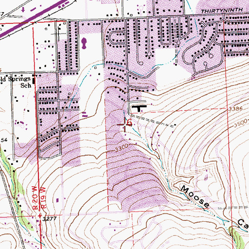 Topographic Map of Garland Park, MT