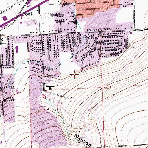 Topographic Map of Wapikiya Park, MT