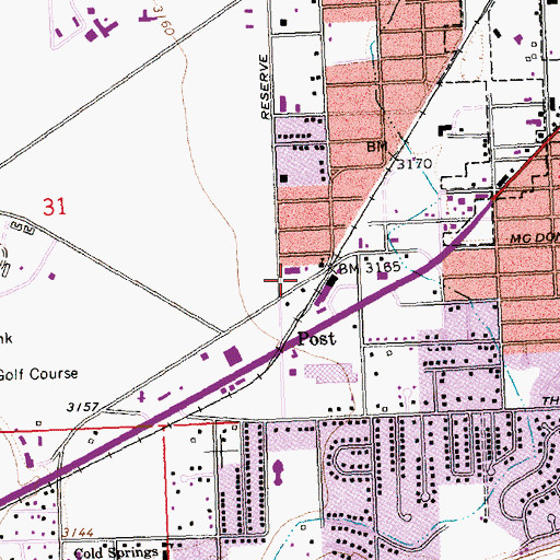 Topographic Map of Smith Spur (historical), MT