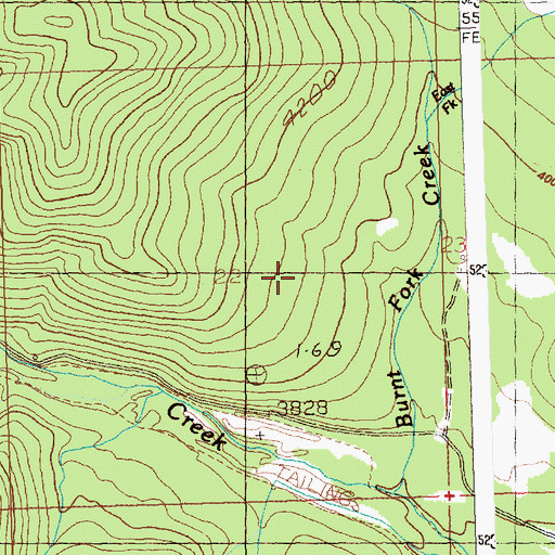 Topographic Map of Martina Post Office (historical), MT