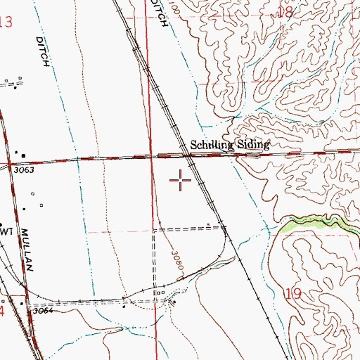 Topographic Map of Mellady (historical), MT