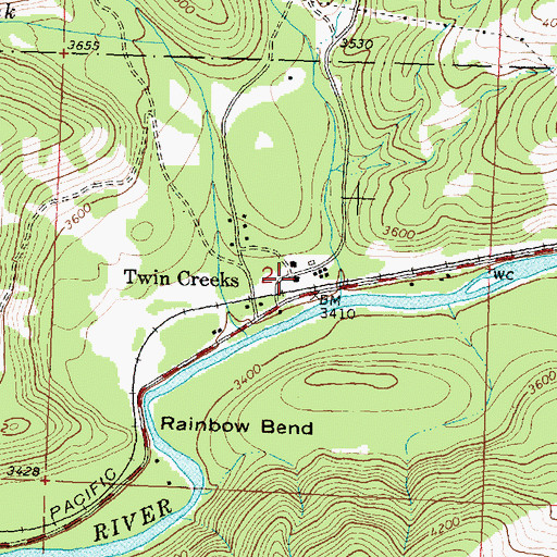 Topographic Map of Blackfoot Junction (historical), MT