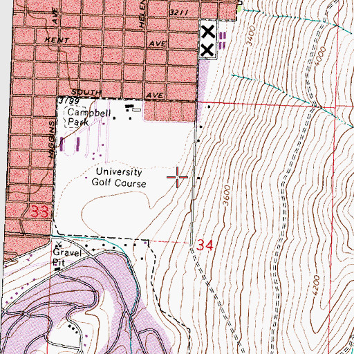 Topographic Map of Dornblaser Track, MT