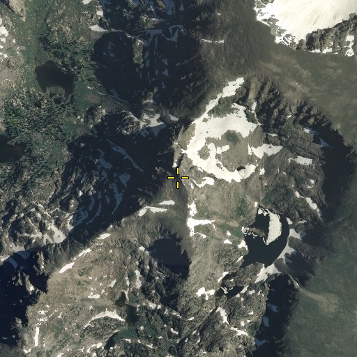 Aerial/Satellite Image of Cooper Peak, CO