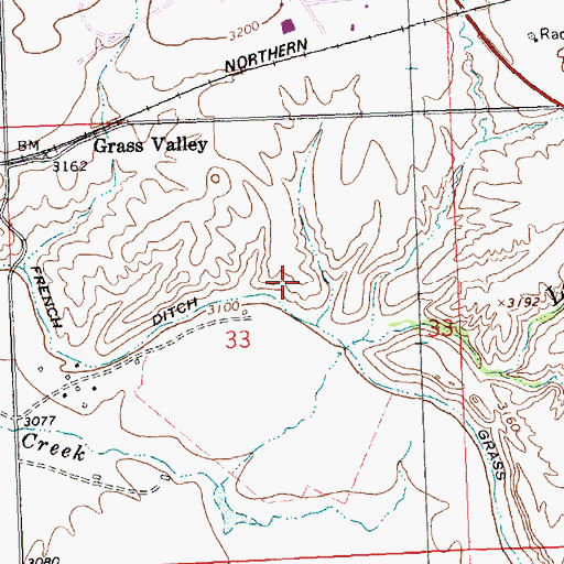 Topographic Map of Skyline Trailer Court, MT