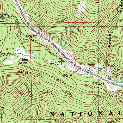 Topographic Map of Safety Spur (historical), MT